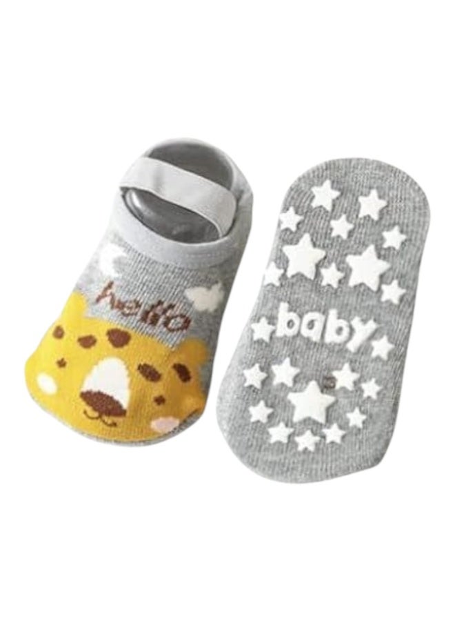 شراب أطفال من القطن مانعة للانزلاق مع رسومات كرتونية للأولاد والبنات،small  3-36 شهر، موديل 373